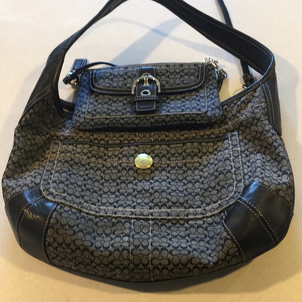 Coach bag with wallet